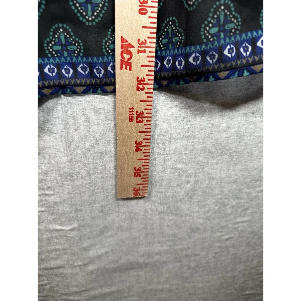 Route 66 Girls Blue Long Sleeve Dress Southwestern Native American Size XL 14/16